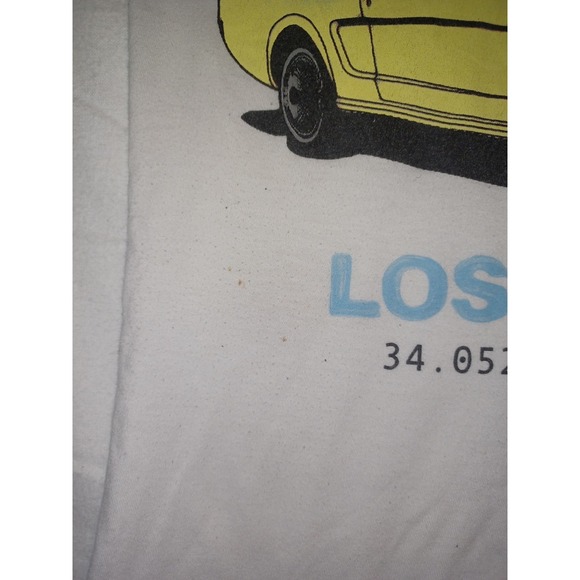 Extreme Racing Los Angeles White Size Small Hawaiian Sleeve Retro Short Sleeve - Picture 6 of 7